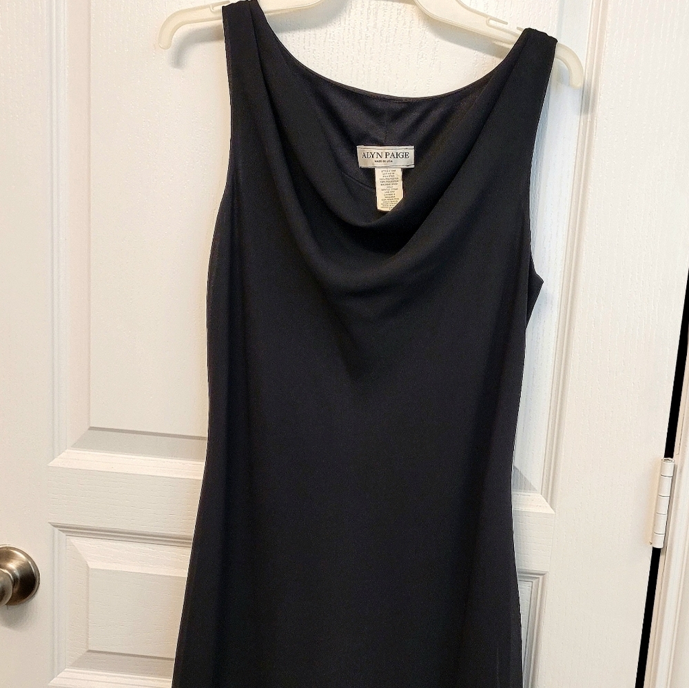 Alyn Paige black asymmetrical dress size 7/8